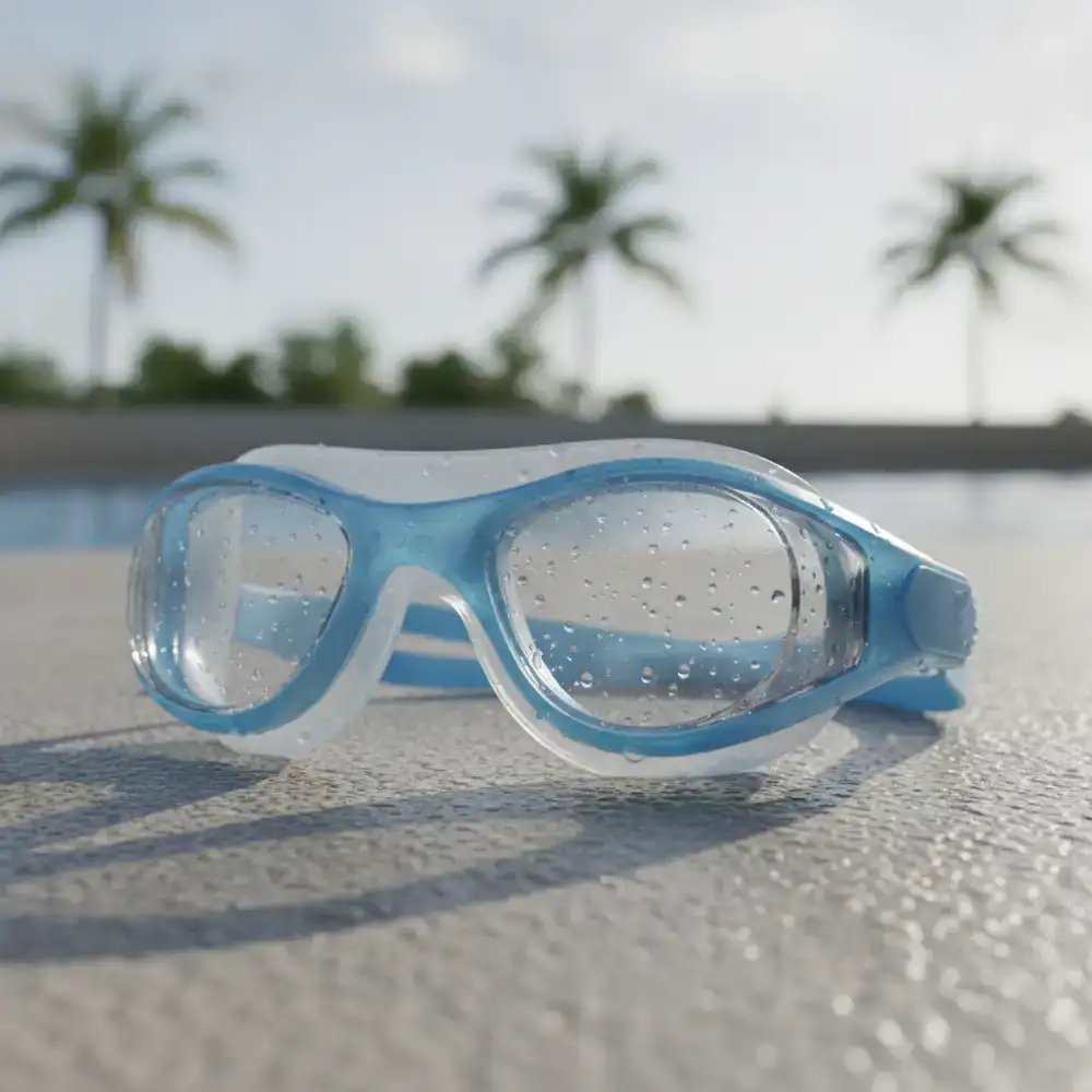 Anti-fog swimming goggles